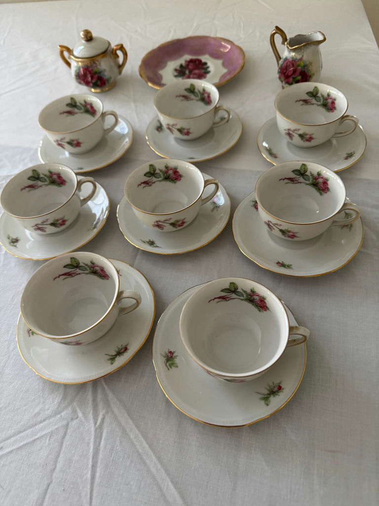 Vintage Bavarian Porcelain Tea Set - image 2 of 4