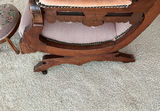 Victorian Rocker Needlepoint Upholstery - thumbnail 8 of 11