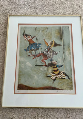 Framed, Signed, & Numbered Serigraph By G. R. Boulanger - Image 1 of 5