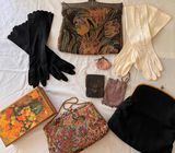 Vintage gloves, purses, and jewelry boxes - thumbnail 1 of 8