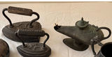 Assorted antique metal kitchenware and irons - thumbnail 3 of 3