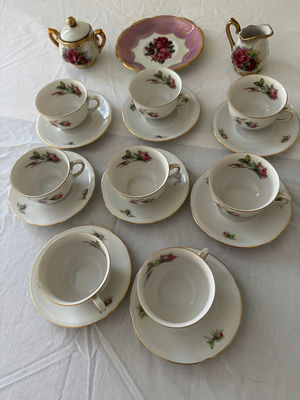 Vintage Bavarian Porcelain Tea Set - Image 1 of 4
