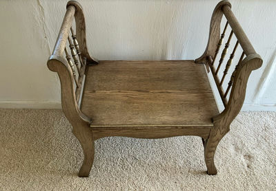 Vintage Spindle Side Bench - Image 1 of 4