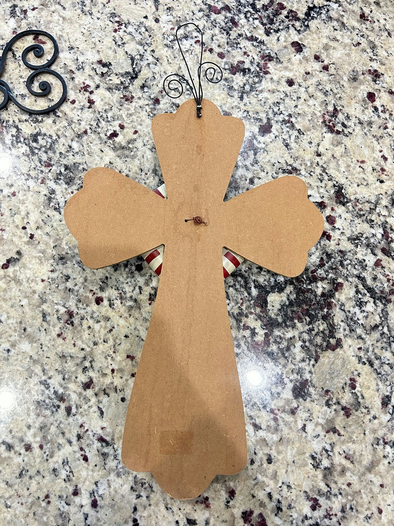 Set of Two Decorative Wall Crosses, Mixed Materials & Styles - image 5 of 5