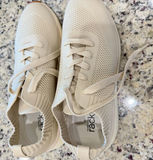 Nordstrom Rack Women's Beige/Cream Knit Sneakers Size 9 - thumbnail 5 of 5