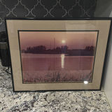 Framed Sunset Landscape Photograph - thumbnail 2 of 3