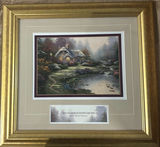 Thomas Kinkade Framed Cottage Scene Accent Print with Certificate of Authenticity - thumbnail 1 of 9