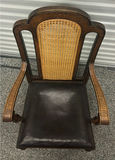 Wooden Armchair with Cane Back - thumbnail 2 of 5