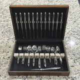 Vintage Oneida Community Stainless Steel flatware set in Wooden Case - thumbnail 1 of 7
