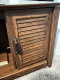 Medium Brown Engineered Wood TV Stand for TVs up to 65" - thumbnail 6 of 7