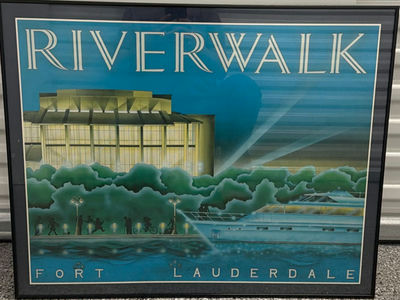Riverwalk Fort Lauderdale Framed Art Print - Image 1 of 3
