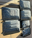 Gray 3-Piece Hard Shell Luggage Set with Spinner Wheels - thumbnail 3 of 5