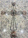 Set of Two Decorative Wall Crosses, Mixed Materials & Styles - thumbnail 3 of 5