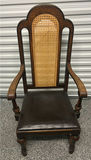 Wooden Armchair with Cane Back - thumbnail 1 of 5