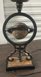 Table Lamp with Globe Base and Fabric Shade - thumbnail 2 of 6