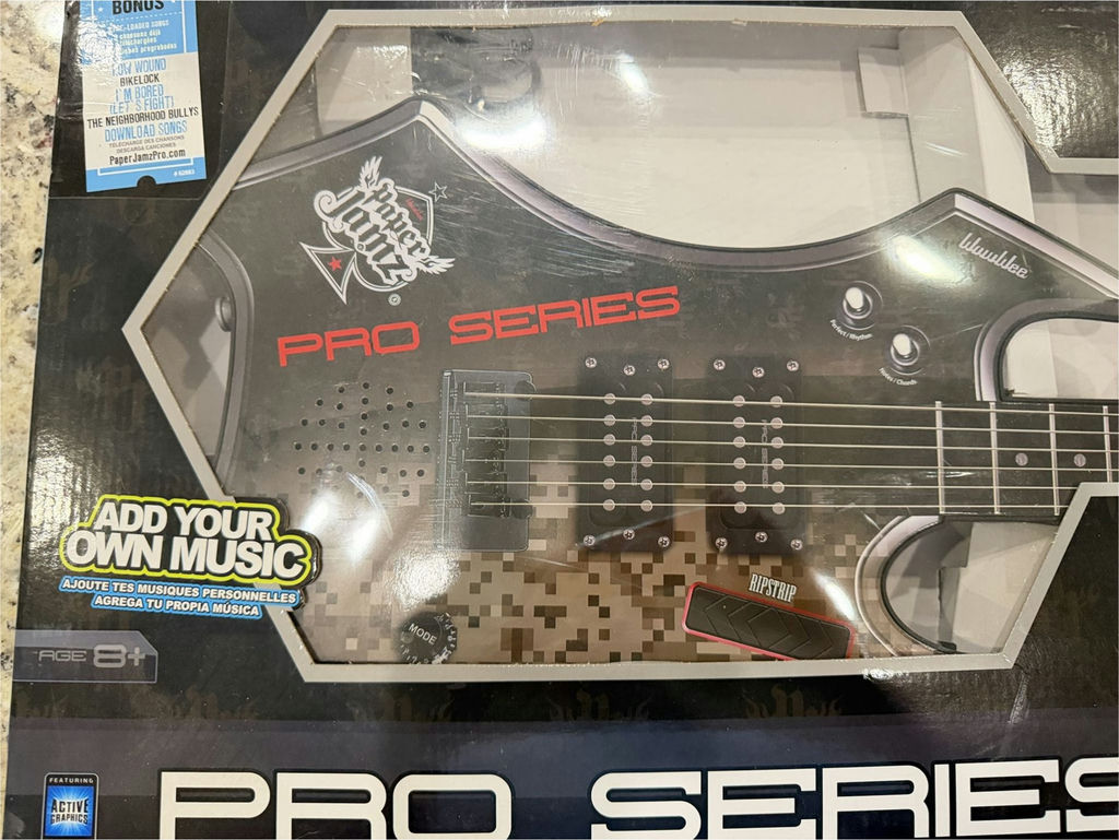 Paper Jamz Pro Series Electronic Toy Guitar - Black - image 3 of 5