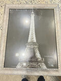 Eiffel Tower Portrait Framed Print, Silver Frame, 16 x 20 - thumbnail 1 of 4