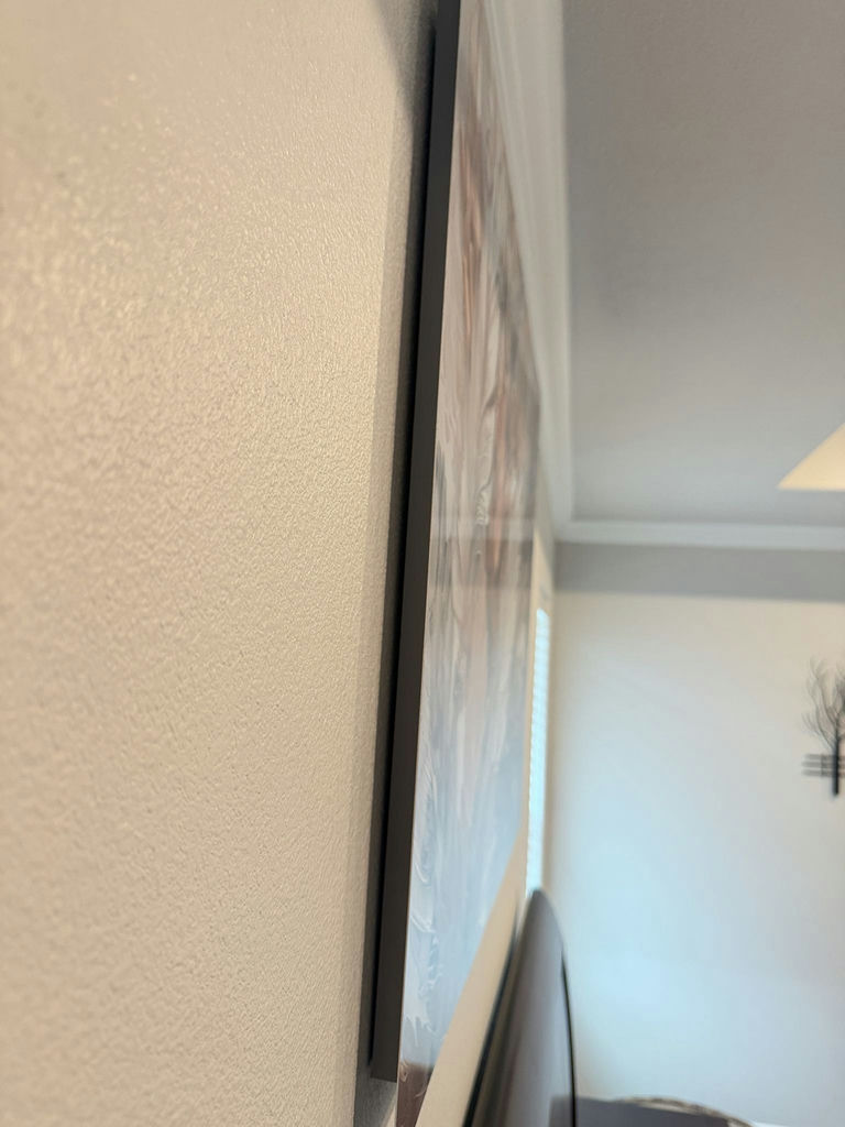 Acrylic-Faced Landscape Wall Art in Warm Neutrals & Blues - image 2 of 4