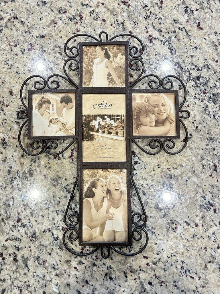 Fetco Home Decor Metal & Glass Wall Frame with Candle Holder - image 1 of 8