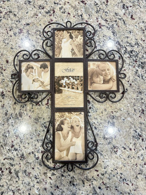 Fetco Home Decor Metal & Glass Wall Frame with Candle Holder - Image 1 of 8