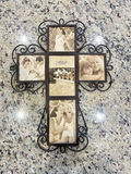 Fetco Home Decor Metal & Glass Wall Frame with Candle Holder - thumbnail 1 of 8