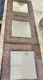 Kirkland's Set of 3 Bronze/Copper Wall Mirrors - thumbnail 1 of 6