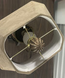 Table Lamp with Globe Base and Fabric Shade - thumbnail 3 of 6