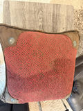 18 x 18 Red & Brown Square Decorative Throw Pillow - thumbnail 3 of 5