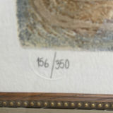 Framed limited edition serigraph 3 graces signed and numbered by David Schluss - thumbnail 7 of 8