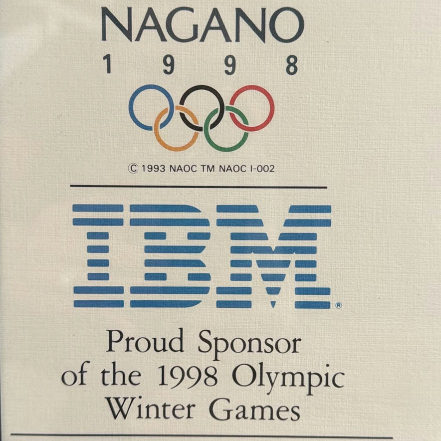 Nagano 1998 IBM Olympic Winter Games Poster - image 3 of 7