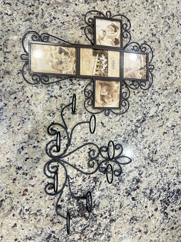 Fetco Home Decor Metal & Glass Wall Frame with Candle Holder - image 3 of 8