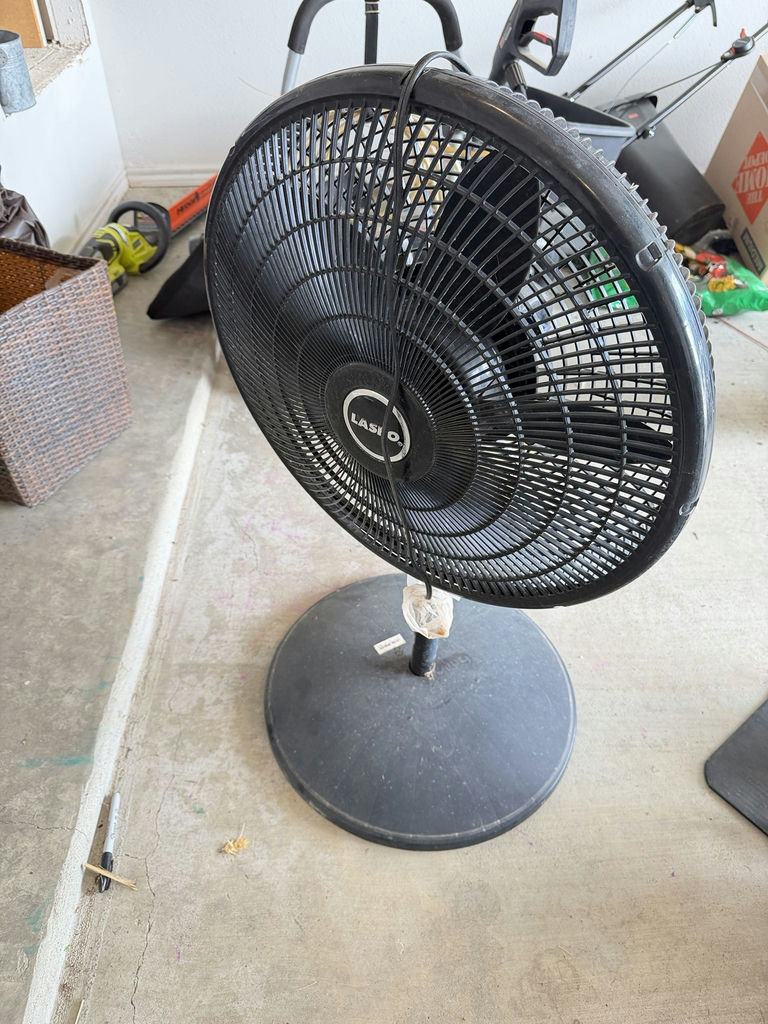 Lasko 16–18in Black Pedestal / Floor Fan, Oscillating & Adjustable - image 2 of 3