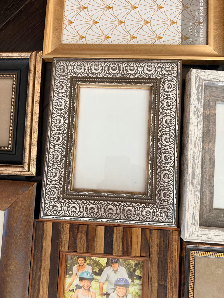 Mixed Assortment of 12 Picture Frames — Various Sizes & Finishes - image 2 of 5