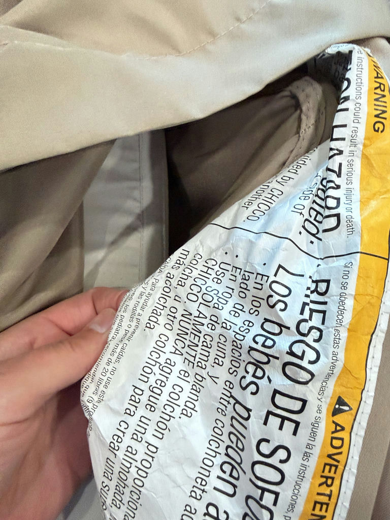 Chicco LullaGo Portable Bassinet Beige/Tan - image 5 of 5