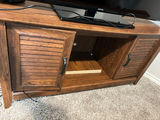 Medium Brown Engineered Wood TV Stand for TVs up to 65" - thumbnail 7 of 7