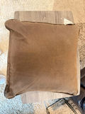 18 x 18 Red & Brown Square Decorative Throw Pillow - thumbnail 5 of 5