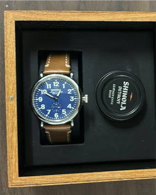 Shinola Runwell 47mm Wristwatch with Box - - Image 1 of 6