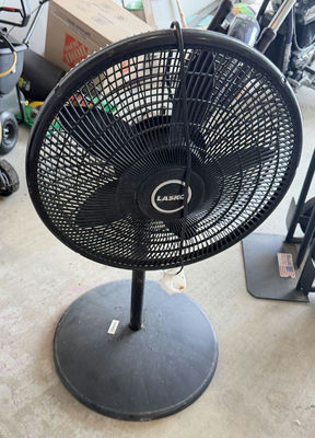 Lasko 16–18in Black Pedestal / Floor Fan, Oscillating & Adjustable - Image 1 of 3