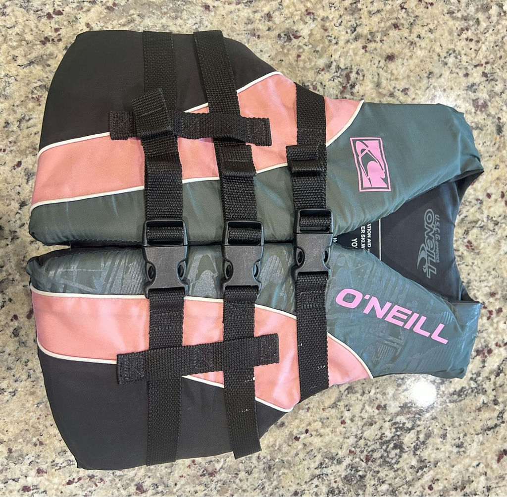 O'Neill Youth USCG Type III Life Jacket Vest, Pink/Black, 50–90 lb - image 4 of 4