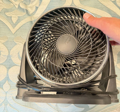 Personal Tabletop Fan / Air Circulator - Black - Image 1 of 4