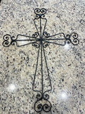 Set of Two Decorative Wall Crosses, Mixed Materials & Styles - thumbnail 4 of 5