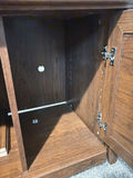 Medium Brown Engineered Wood TV Stand for TVs up to 65" - thumbnail 5 of 7
