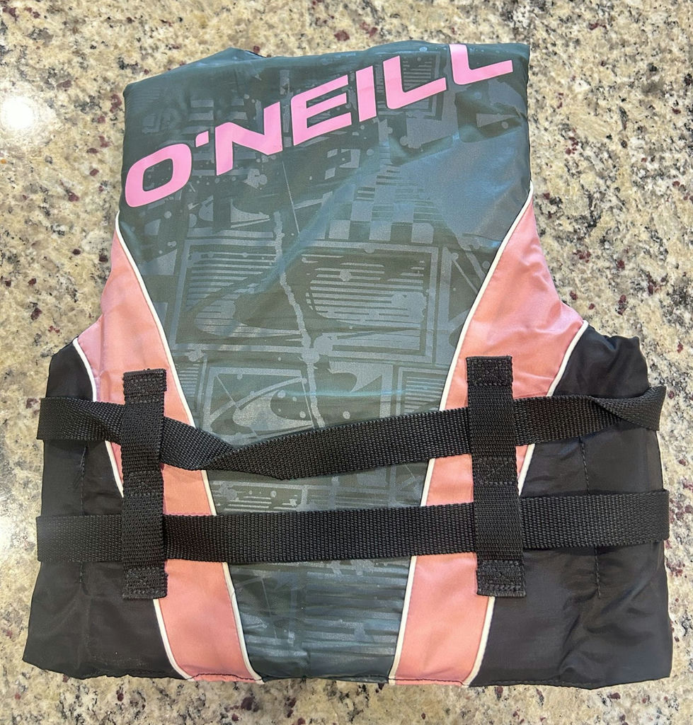 O'Neill Youth USCG Type III Life Jacket Vest, Pink/Black, 50–90 lb - image 2 of 4