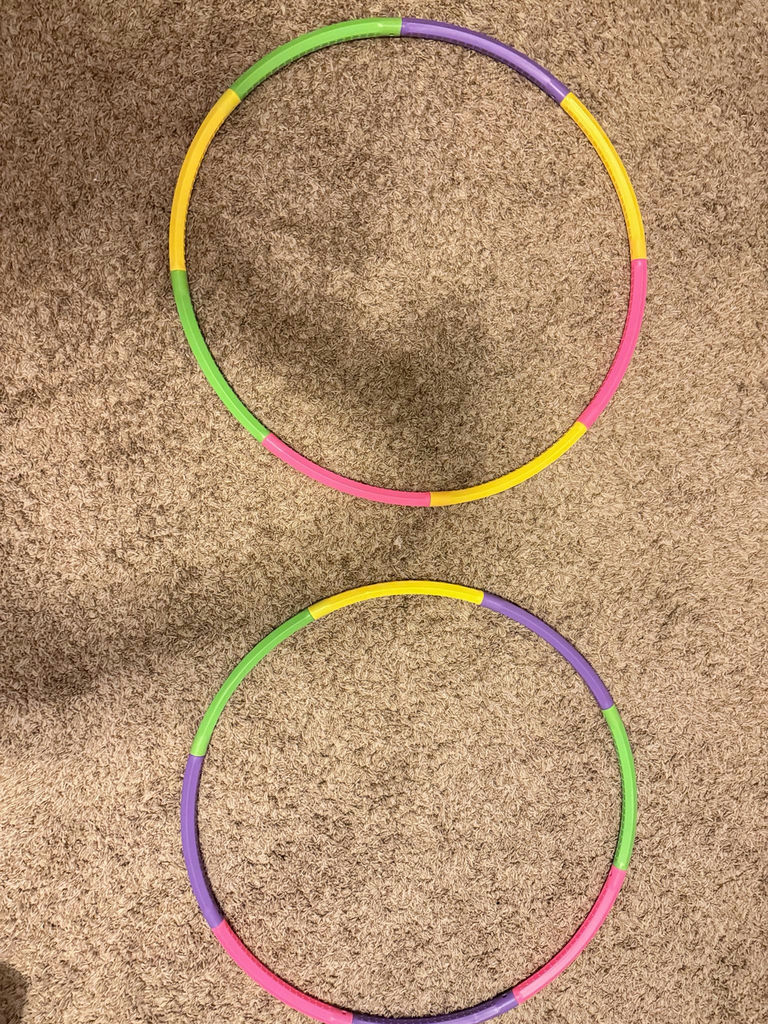 Set of 2 Medium Plastic Hula Hoops - Multi-Color - image 3 of 3