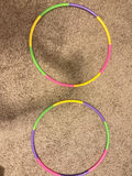 Set of 2 Medium Plastic Hula Hoops - Multi-Color - thumbnail 3 of 3