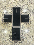 Fetco Home Decor Metal & Glass Wall Frame with Candle Holder - thumbnail 2 of 8