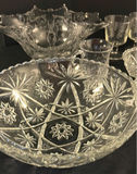 Cut glass crystal dinnerware and serving set - thumbnail 8 of 8