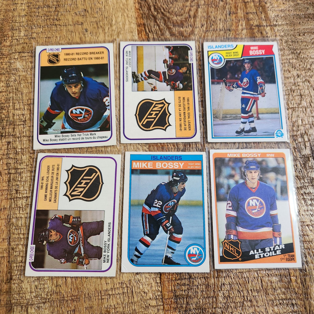 Mike Bossy Hockey Cards x 6 - image 1 of 6