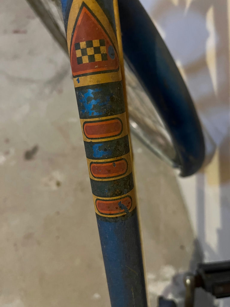 Vintage blue women's bicycle - image 2 of 3