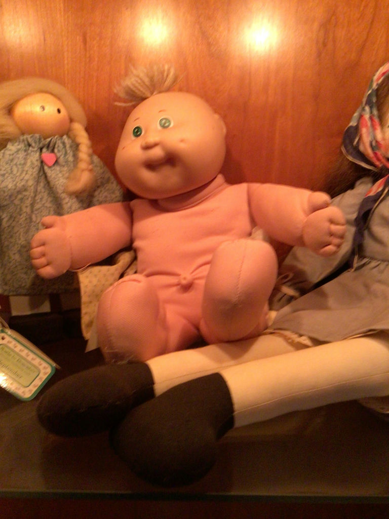 Doll Collection: pink plush baby doll and two cloth dolls - image 4 of 5